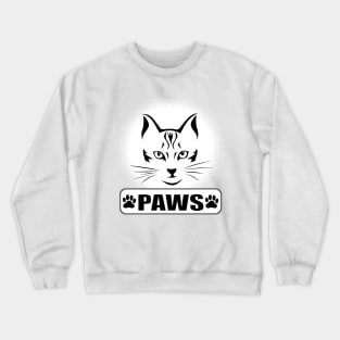 Paws tee design birthday gift graphic Crewneck Sweatshirt